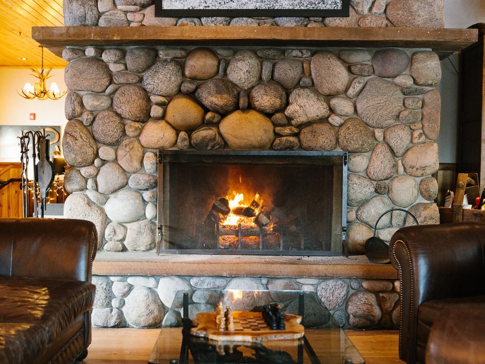 RR Lounge Fireplace
